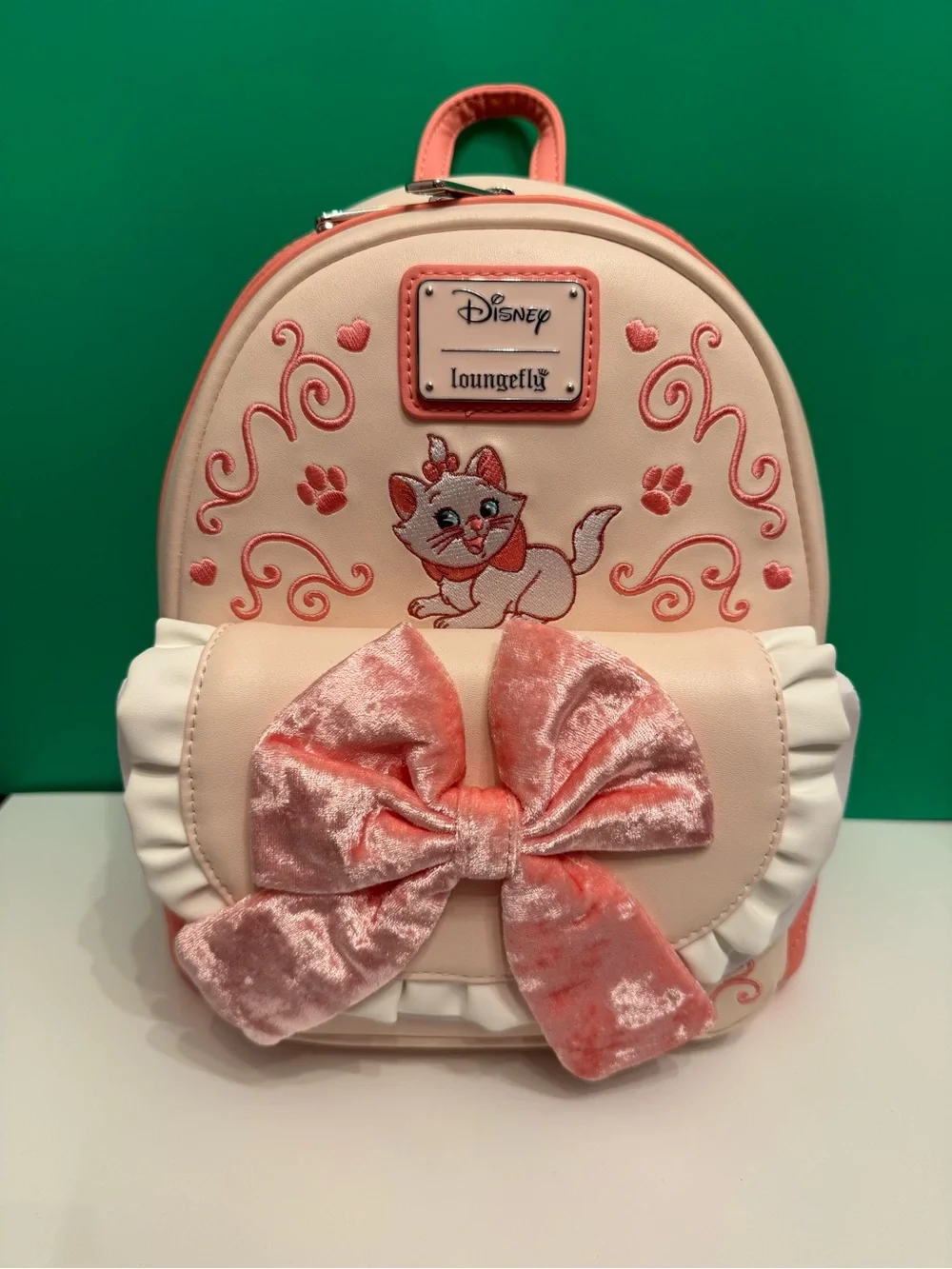 Disney x Loungefly Pink Marie Mini Backpack